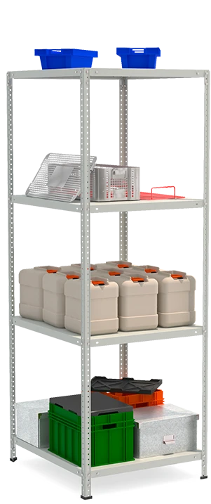 Metal shelf reinforced shelving unit model STF Shelf 784-2.0