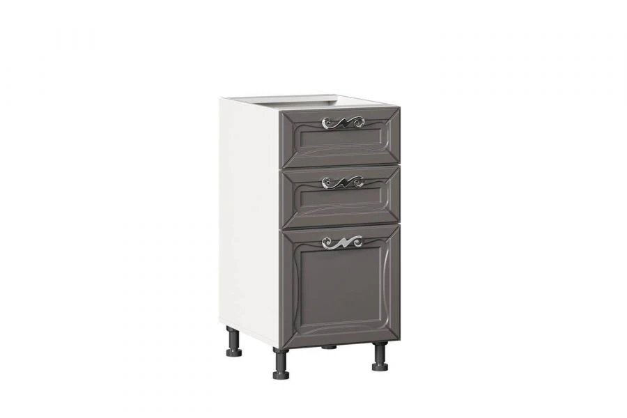 Bianca LD.271110.000 Front set for kitchen cabinet 400 with 3 drawers (Sandown )