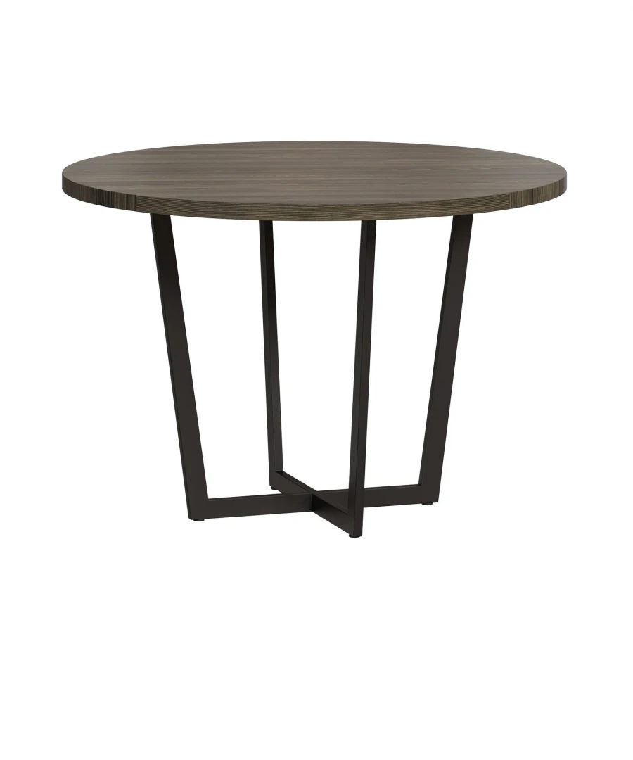 Dining table on metal frame