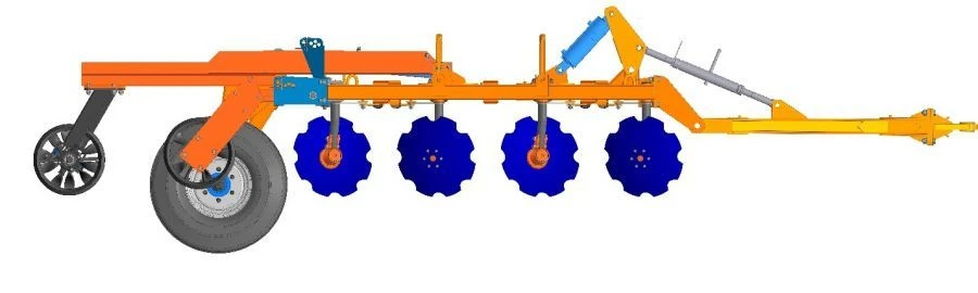 Modular disc harrow BDM-6x4PM