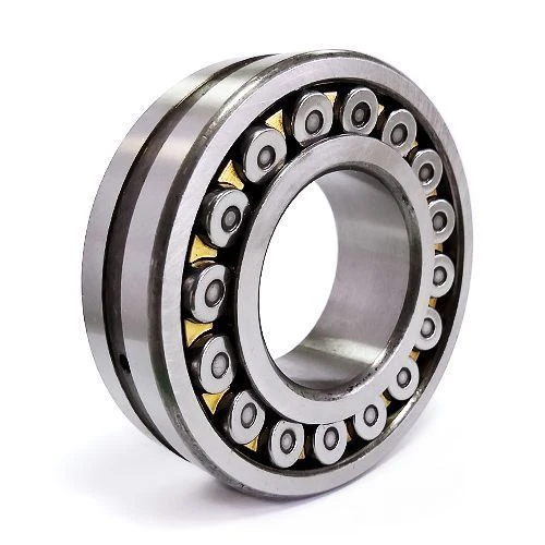 Deep groove roller bearing spherical double row with flangeless inner ring