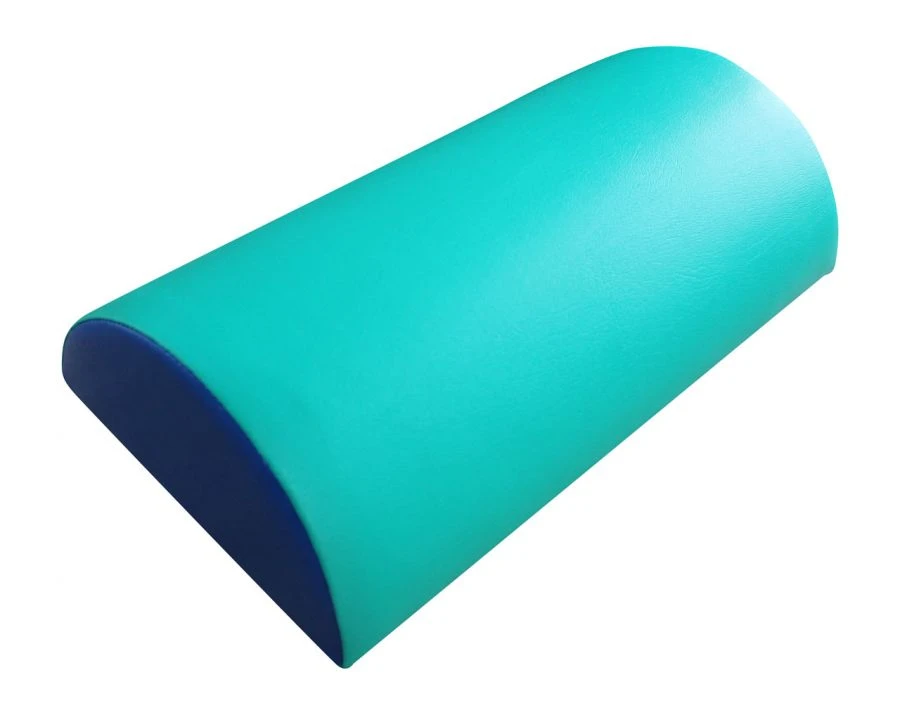Lined semi-cylinder made of multilayer barrier fabric with polyurethane and/or polyvinylchloride coating, inner filling.