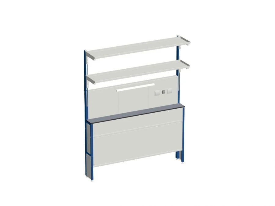 Service racks: adjustable wall-mounted racks: SSPR-U