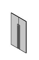Medium MDF doors. Set of furniture "Remo"
