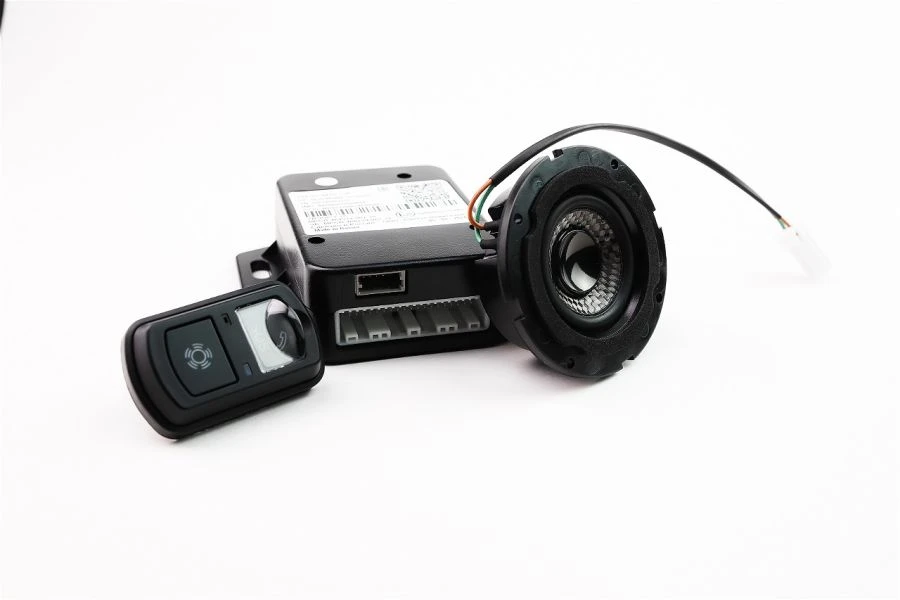 Device for calling of emergency operational services of the model "UVEOS 7.18" MRSV.464514.007-18
