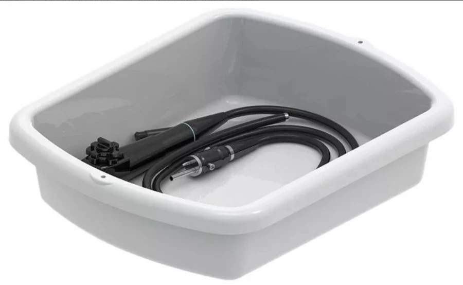 Container with tray for transport and short-term storage of endoscopes KE-"KRONT"-1L according to TU 32.50.50-058-11769436-2016
