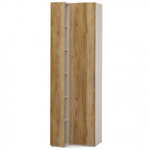 "SOHO" FCE-02.DS/DT, Transitional cupboard (oak) with shelf unit (oak) 400/608 from the set of modular furniture "SOHO".