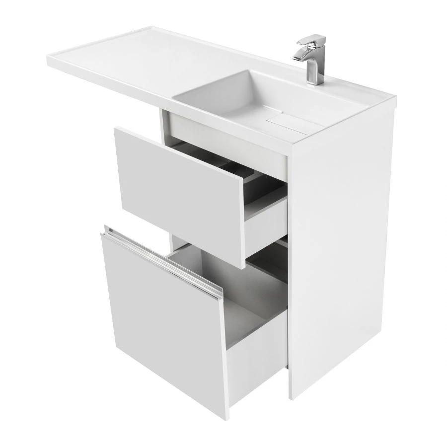 Aquaton sink cabinet Londri 600 white 1A235901LH0101.A235.9.01L.H01.0
