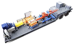 Pumping drilling rig with electric drive SIN50.4.73