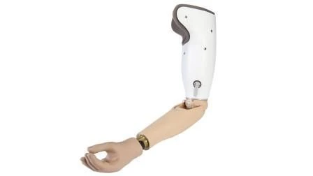 Shoulder prosthesis with microprocessor control system