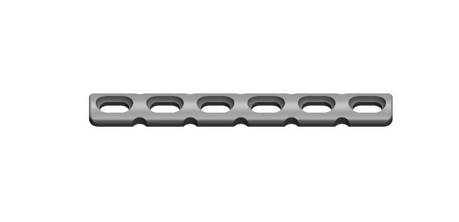 Reconstructive straight plates with 3,5 mm screws, article number 94.12.XXX
