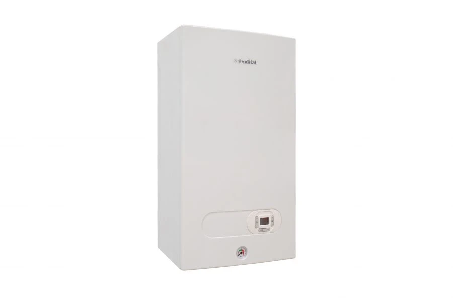 Wall-mounted gas-fired hot-water heating boiler (nominal heat output 24 kW), model MINORCA CTFS 24 CU