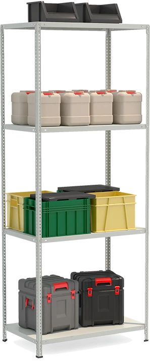 Metal shelf reinforced shelving unit model STF Shelf 1064-2.5