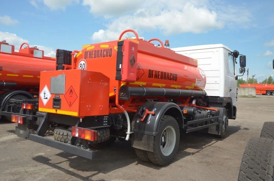 Fuel tanker type GRM5 modification 36150-0000010 on chassis MAZ 437121, MAZ 4371C0