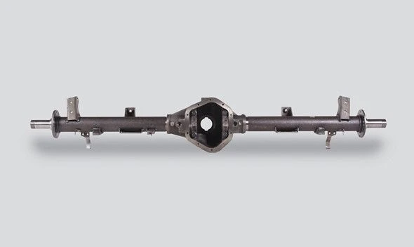Rear axle crankcase with half axle housings (for Uaz patriot, pickup, cargo, with abs, with stabiliser, dymos rk, track 1600 mm)