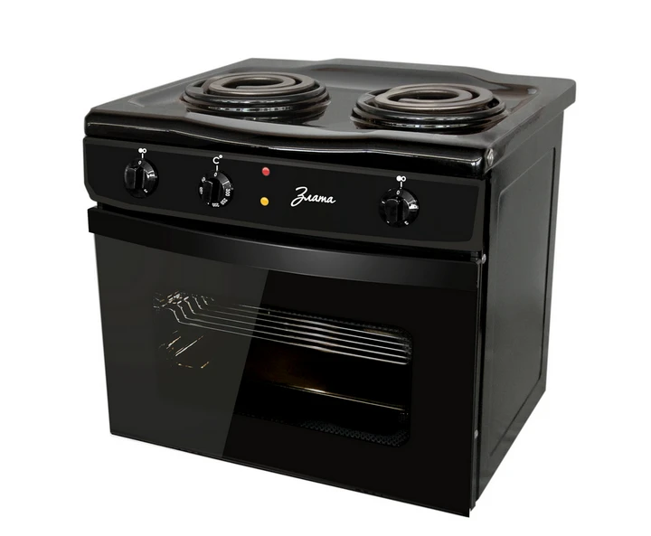 Electric two-burner cooker with griddle cabinet TM "Zlata 231T"