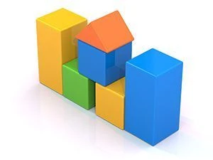 Blow-moulded "Cubes" - 8 (in net)