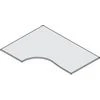 Ergonomic left table top 120*90*2.5 "Comfort" K.651