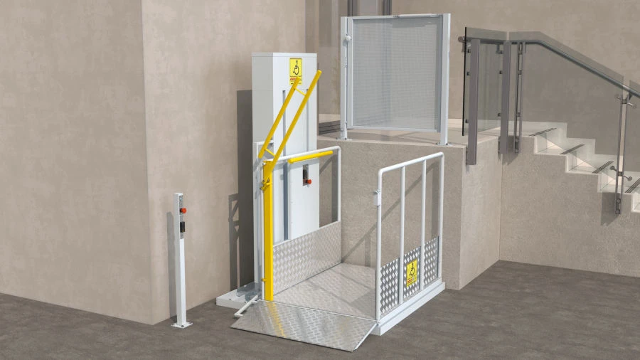 Lifting platform with vertical movement for people with disabilities "VPM-01".