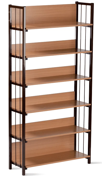 Wooden office shelving units