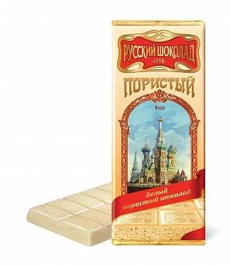 Chocolate "White porous" 90g