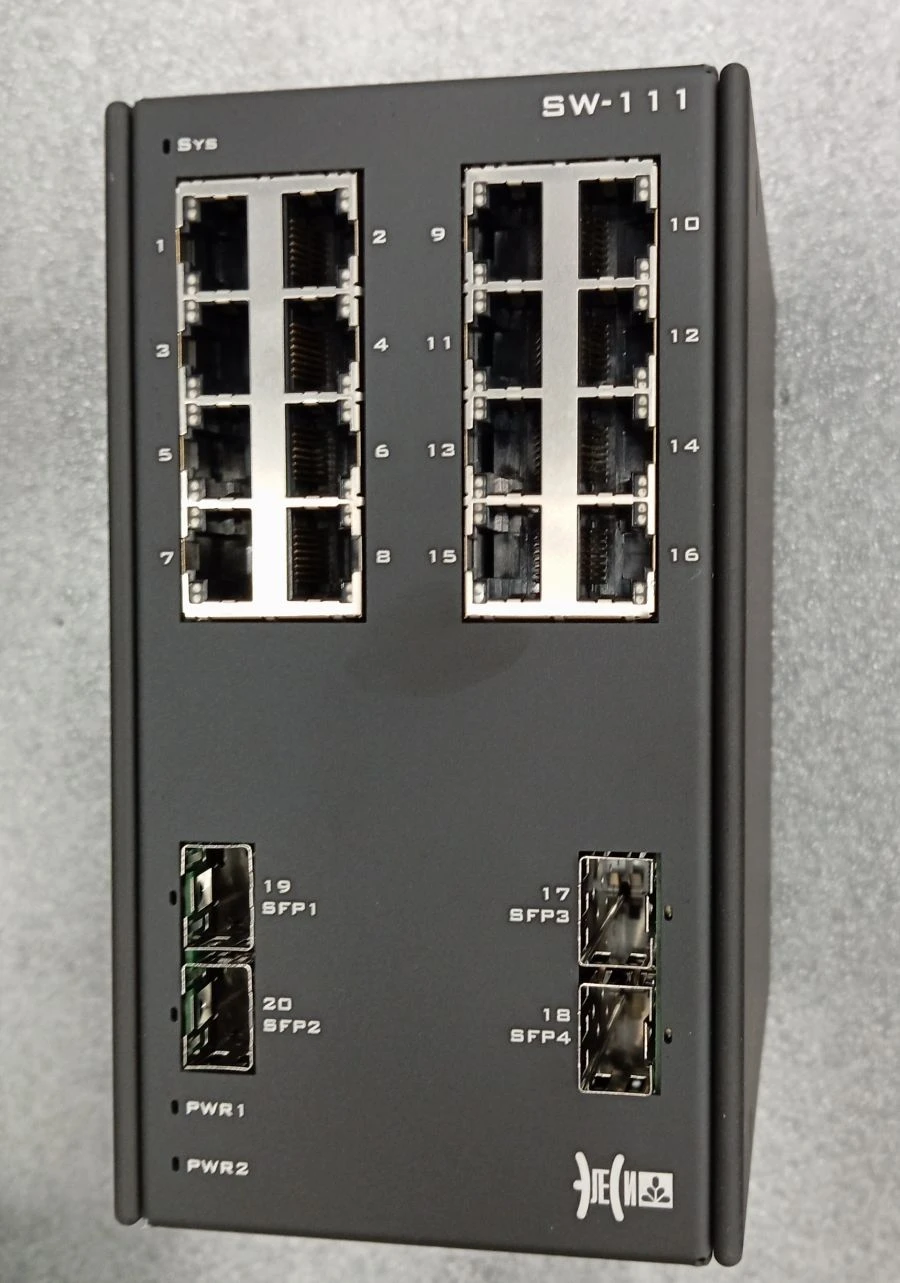 Programmable controller ELSI-MKS. Network switch SW 111 16ETH TU 26.51.70-114-73742749-2024