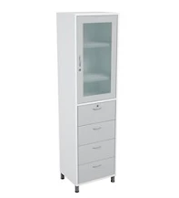 Single leaf glass cupboard MGS5.051