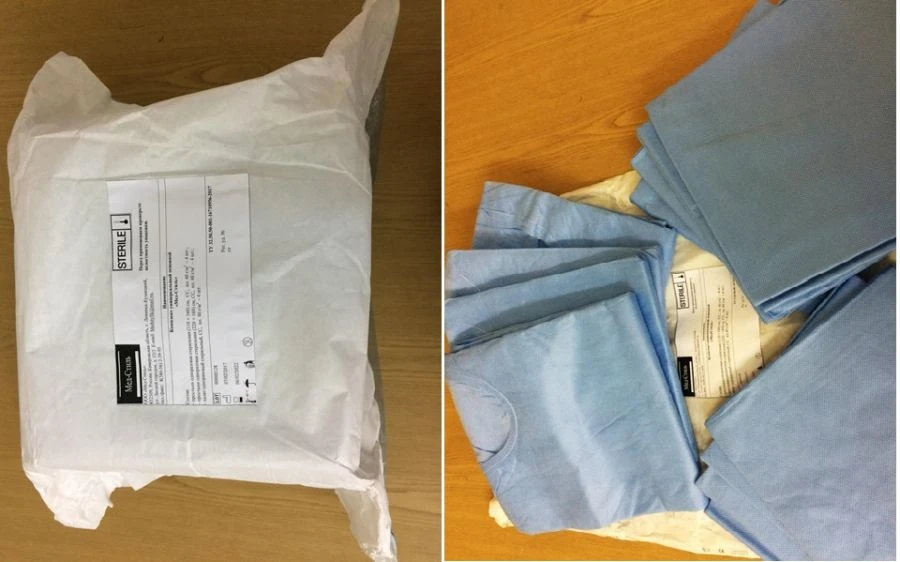 Medical kit made of nonwoven materials disposable sterile "Med-Style"