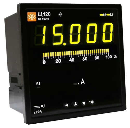 Panelboard digital electrical metering device: version Shch120