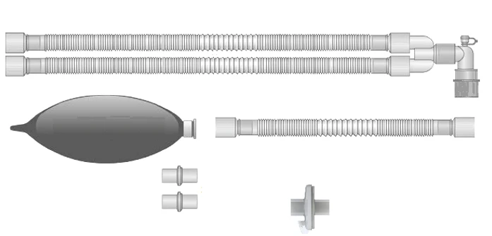 Respiratory devices for joint use with anaesthetic and resuscitation equipment, version: a