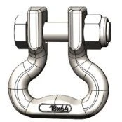 Connecting link, type: 2, version: 1, standard size 18x64, TU 3149-019-00165735-2007.