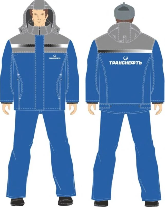 Men's off-season jackets for employees of the organisations of the system "Transneft", commodity codes KM for protection against