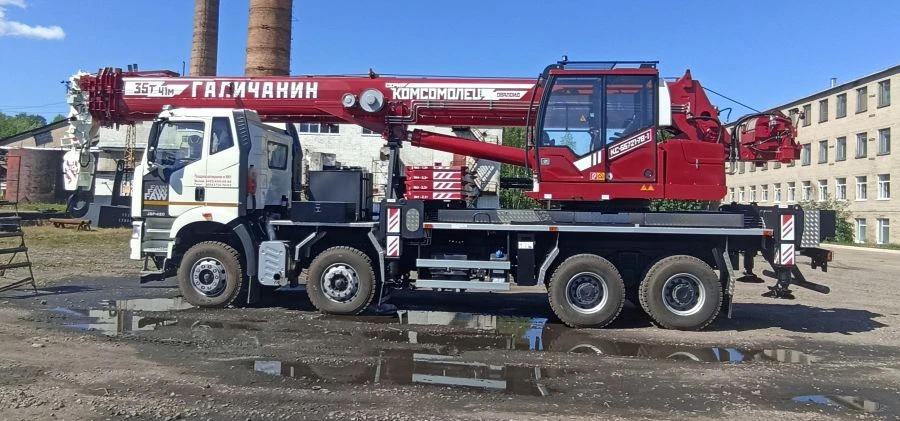 Truck crane KS-55721-7B-1 and its modifications (using cab KS-55713.52.100-6 and its modifications)(special, autonomous)(special