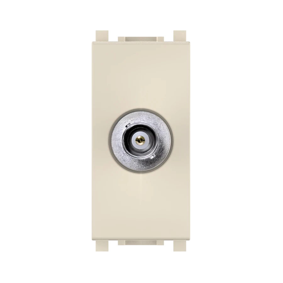 CADUCEUS ALING Experience Flush mount audio/video BNC/BNC, 1M, beige, art. 74282.9