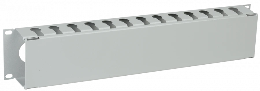 CO35-2MCM ITK Cable organiser with cover 19" 2U, grey