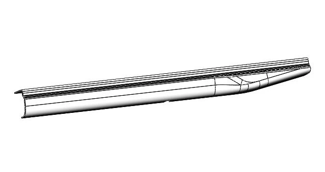 6241-03-5402507 Front sill panelling