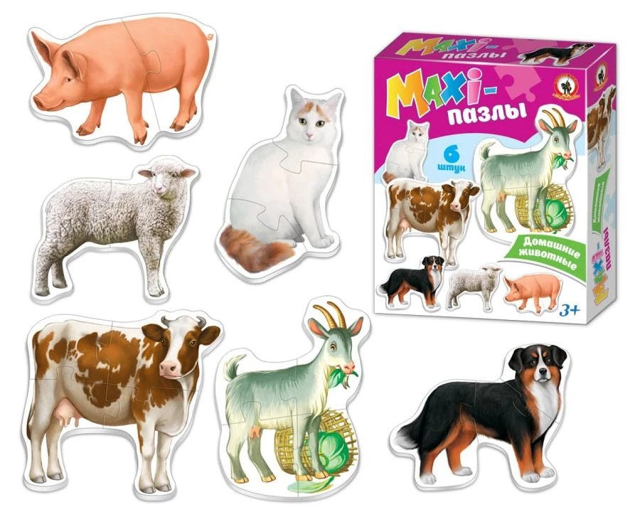 MAXI-puzzles "Pets" in a box