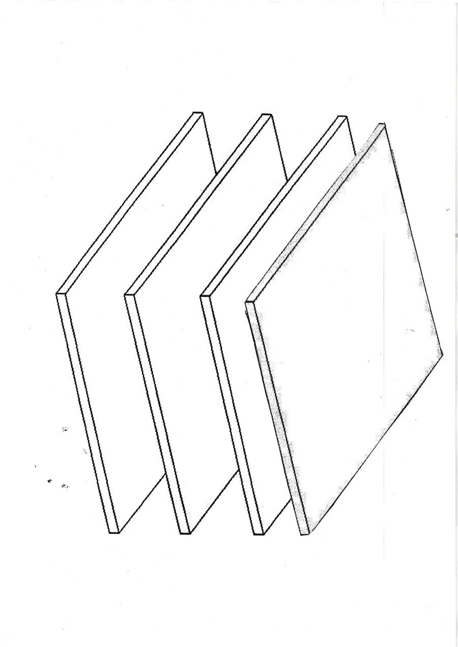Y77 Shelves 4 pcs. for S77 from the office furniture set "Strategy".