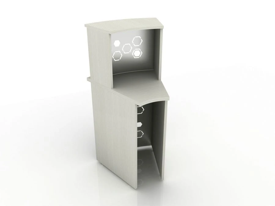 Reception desk, 401-002-3, 585x620x1160