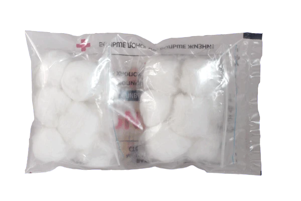 Non-sterile medical cotton wools according to TU 8195-010-44881728-2010