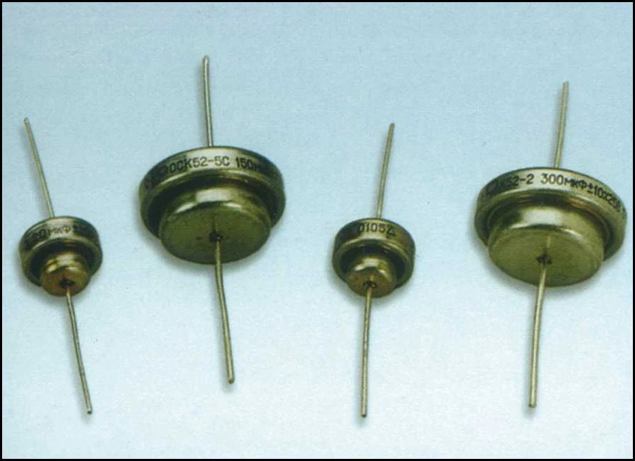 Capacitor oxide-semiconductor tantalum sealed polar constant capacitance K52-5C