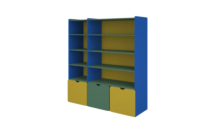 Shelving cupboard for toys and aids Dm1.1073