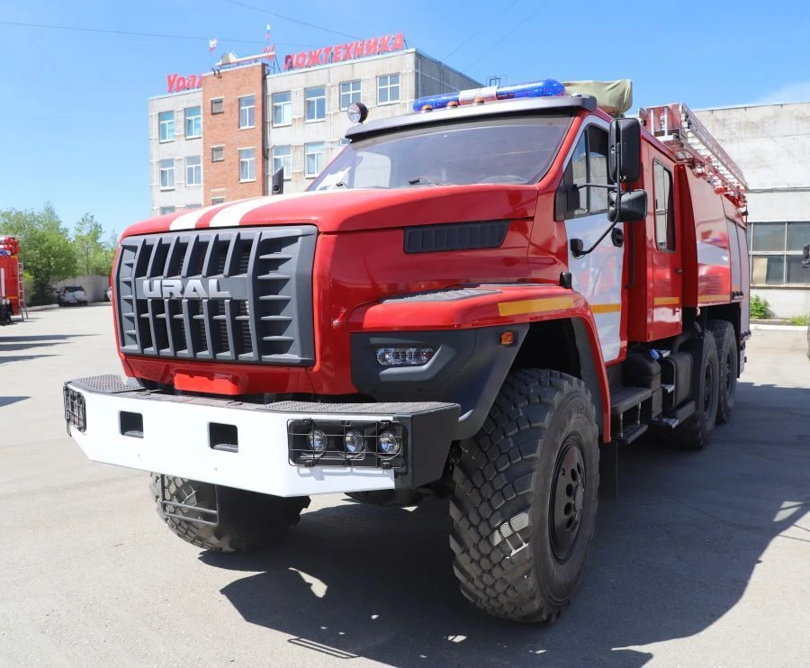 Fire tanker AC 6,0-40 (4320), on chassis Ural 4320-6951-70, 4320-6951-72, 4320-6951-74, 4320-6951-76