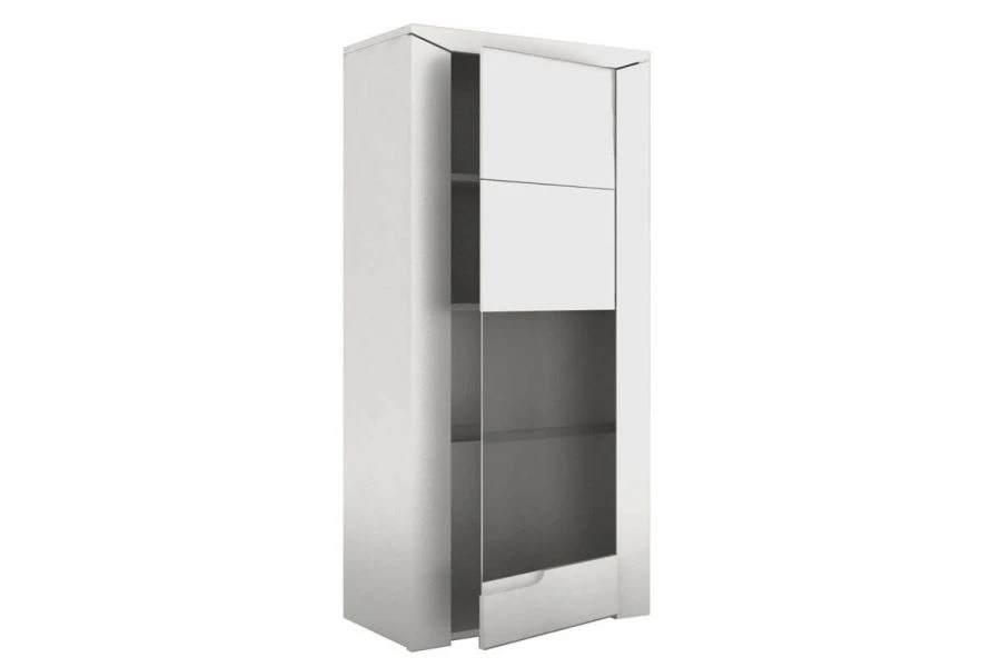 Bella LD.653080.000 Single-leaf wall cupboard (White gloss with tinted glass, ESTA)