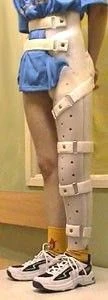 Knee and hip brace