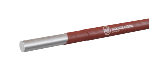 Aluminium round or rectangular wire insulated with two layers of glass filament winding, glued and impregnated cr