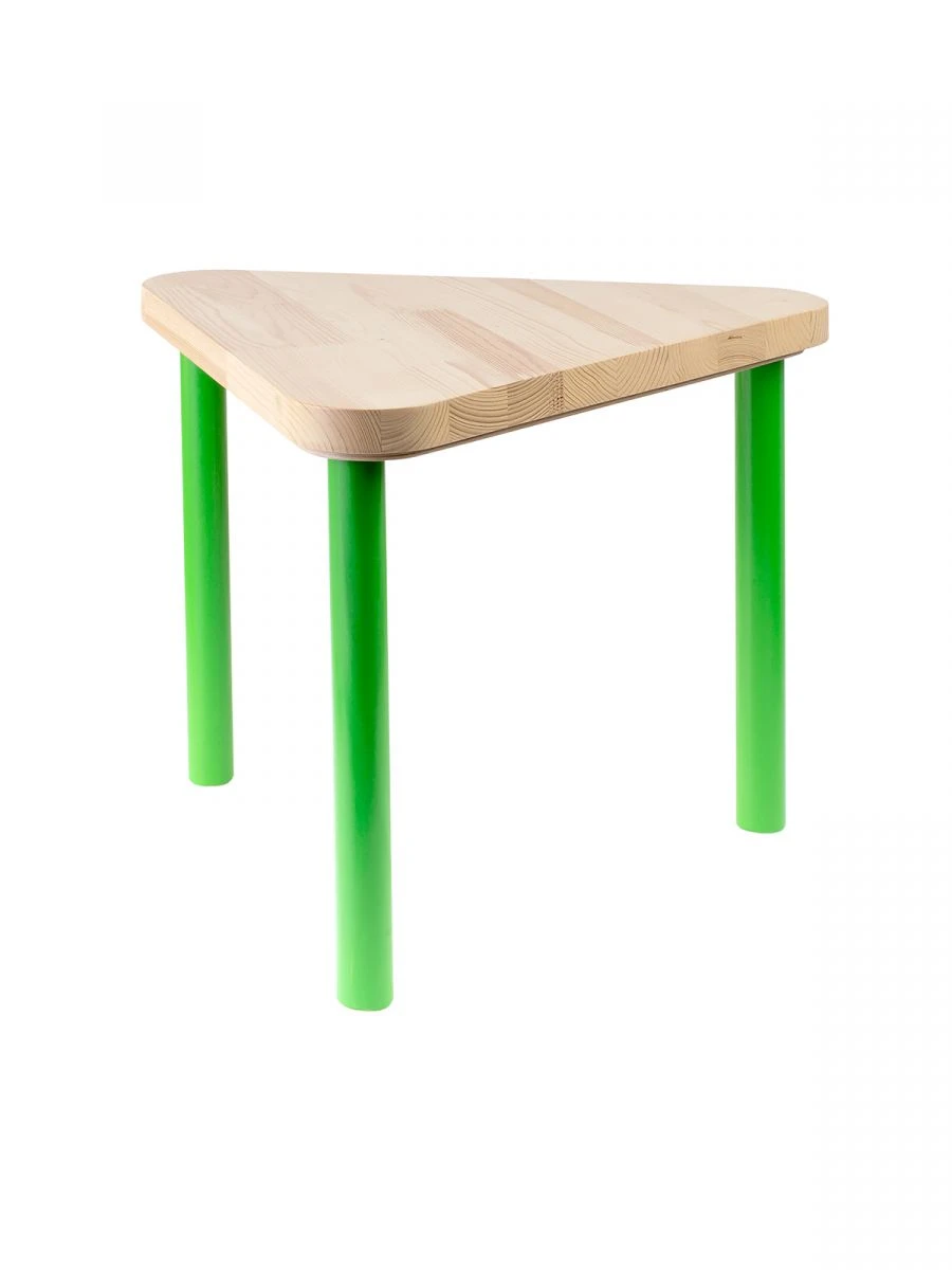 Children's triangular table 400 / green