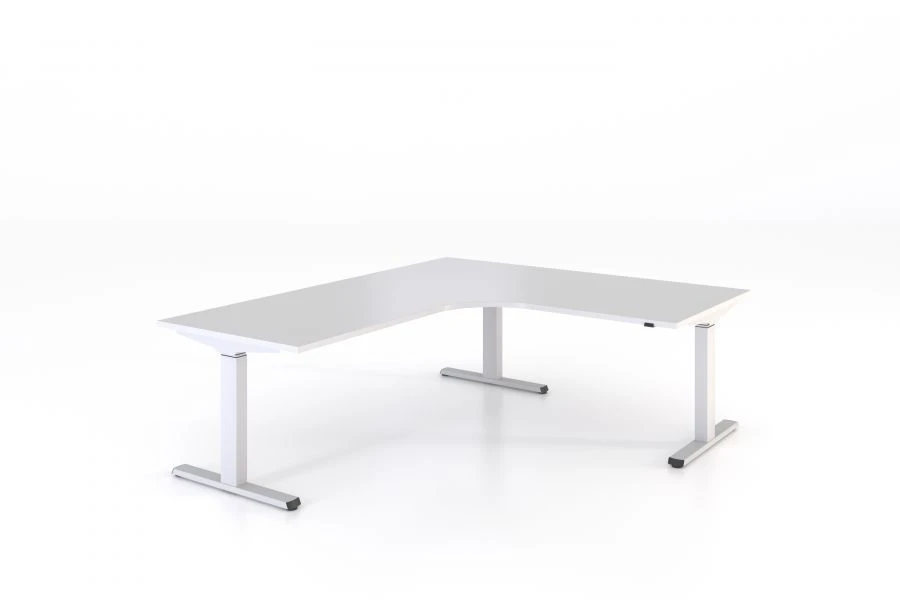 Work desk Efffika corner work table with electric drive