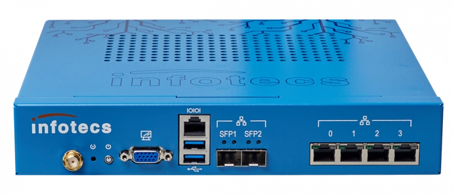 ViPNet Coordinator HW 4 PAC, version ViPNet Coordinator HW100 C (hardware platform HW100 Q1).