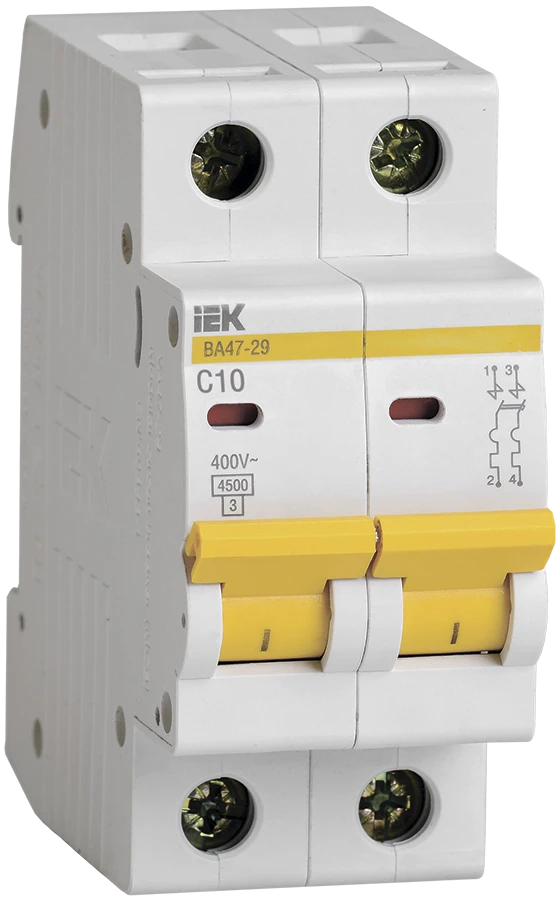 Circuit breaker series VA47-29 2P 10A